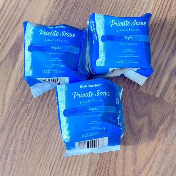 Bob Barker® Private Issue Panty Liners - Lot of 3 containing 22 each - Picture 1 of 3